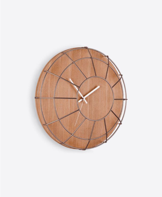Red Circle Desk Clock