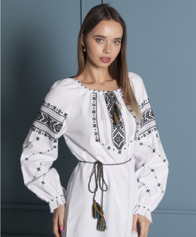 Women’s Shirt with Black Embroidery